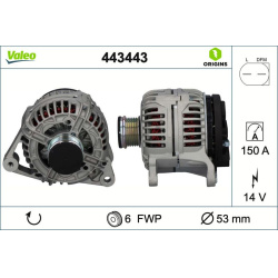  kintamosios srovės generatorius <small>VALEO ORIGINS NEW OE TECHNOLOGY</small>