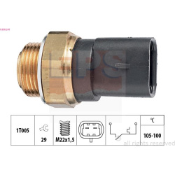  temperatūros jungiklis, radiatoriaus ventiliatorius <small>Made in Italy - OE Equivalent</small>