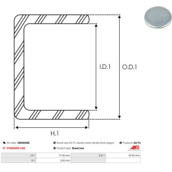  remonto komplektas, starteris <small>AS</small>