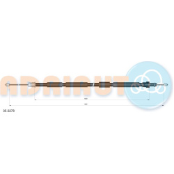  trosas, stovėjimo stabdys