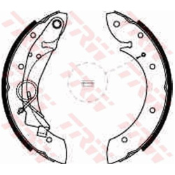  stabdžių trinkelių komplektas