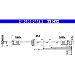  stabdžių žarnelė