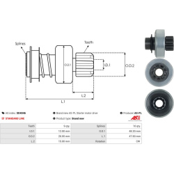  laisvos eigos pavara, starteris <small>AS</small>