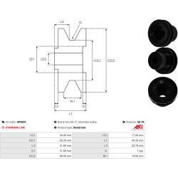  skriemulys, kintamosios srovės generatorius <small>AS</small>
