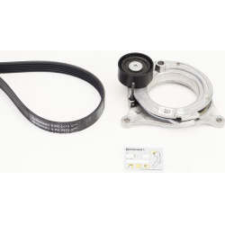  V formos rumbuotas diržas, komplektas