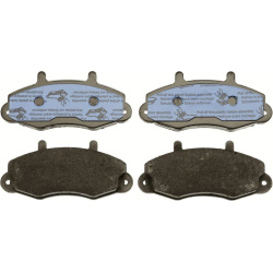  stabdžių trinkelių rinkinys, diskinis stabdys <small>COTEC</small>