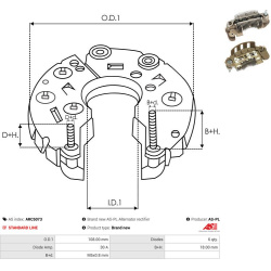  lygintuvas, kintamosios srovės generatorius <small>AS</small>