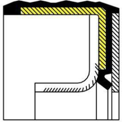  veleno sandariklis, alkūninis velenas