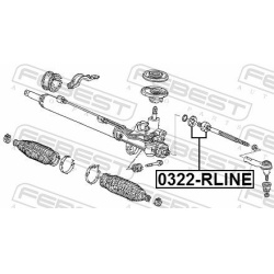  vidinė skersinė vairo trauklė