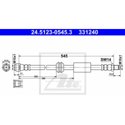  stabdžių žarnelė