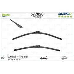  valytuvai <small>SILENCIO FLAT BLADE SET</small>