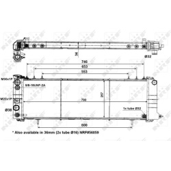  radiatorius, variklio aušinimas <small>EASY FIT</small>