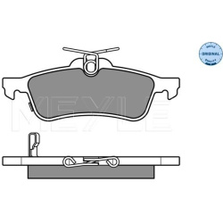  stabdžių trinkelių rinkinys, diskinis stabdys <small>MEYLE-ORIGINAL: True to OE.</small>