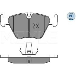  stabdžių trinkelių rinkinys, diskinis stabdys <small>MEYLE-PD: Advanced performance and design.</small>