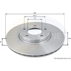 stabdžių diskas (1vnt) <small>COATED</small>