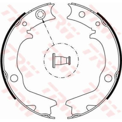  stabdžių trinkelių komplektas, stovėjimo stabdis