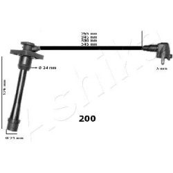  uždegimo laido komplektas