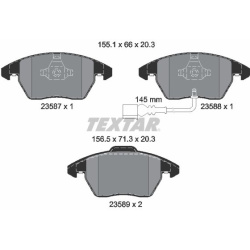  stabdžių trinkelių rinkinys, diskinis stabdys <small>epad</small>