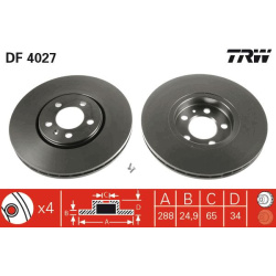  stabdžių diskas (1vnt)