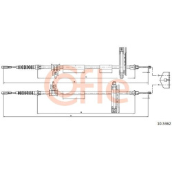  trosas, stovėjimo stabdys