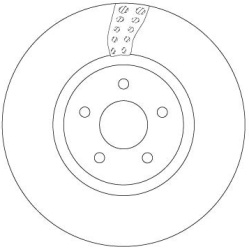  stabdžių diskas (1vnt) <small>TRW SINGLE</small>
