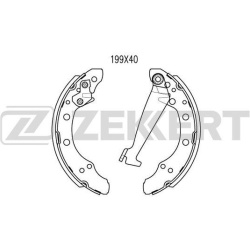  stabdžių trinkelių komplektas