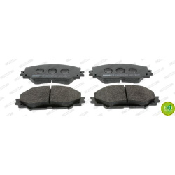  stabdžių trinkelių rinkinys, diskinis stabdys <small>PREMIER ECO FRICTION</small>