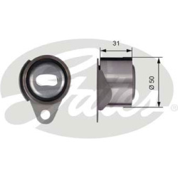  įtempiklio skriemulys, paskirstymo diržas <small>PowerGrip™</small>