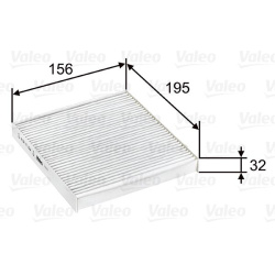 filtras, salono oras <small>VALEO ESSENTIAL</small>