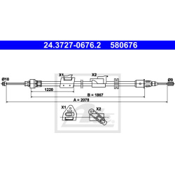  trosas, stovėjimo stabdys
