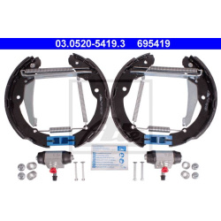  stabdžių trinkelių komplektas <small>Original ATE TopKit</small>