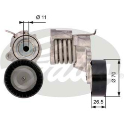  diržo įtempiklis, V formos rumbuotas diržas <small>DriveAlign™</small>