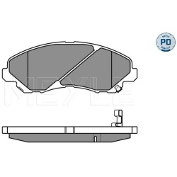  stabdžių trinkelių rinkinys, diskinis stabdys <small>MEYLE-PD: Advanced performance and design.</small>