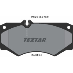  stabdžių trinkelių rinkinys, diskinis stabdys <small>Q+</small>