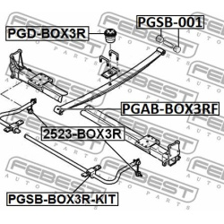  remonto komplektas, stabilizatoriaus pakaba