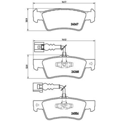  stabdžių trinkelių rinkinys, diskinis stabdys <small>PRIME LINE</small>