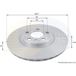  stabdžių diskas (1vnt) <small>COATED</small>