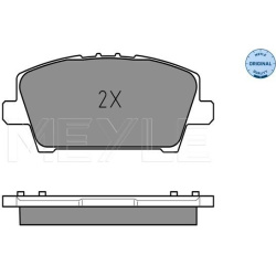  stabdžių trinkelių rinkinys, diskinis stabdys <small>MEYLE-ORIGINAL: True to OE.</small>