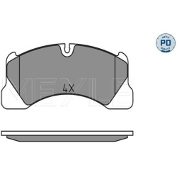  stabdžių trinkelių rinkinys, diskinis stabdys <small>MEYLE-PD: Advanced performance and design.</small>