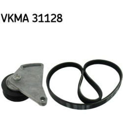  V formos rumbuotas diržas, komplektas