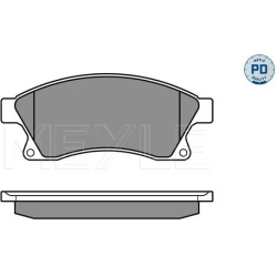  stabdžių trinkelių rinkinys, diskinis stabdys <small>MEYLE-PD: Advanced performance and design.</small>
