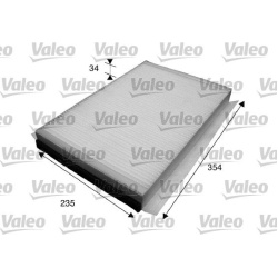  filtras, salono oras <small>VALEO ESSENTIAL</small>