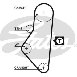  vandens siurblio ir paskirstymo diržo komplektas <small>PowerGrip™</small>