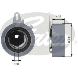  įtempiklio skriemulys, paskirstymo diržas <small>PowerGrip™</small>