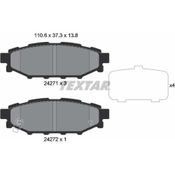  stabdžių trinkelių rinkinys, diskinis stabdys