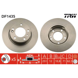  stabdžių diskas (1vnt)