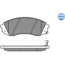  stabdžių trinkelių rinkinys, diskinis stabdys <small>MEYLE-ORIGINAL: True to OE.</small>