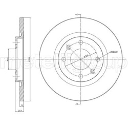  stabdžių diskas (1vnt)