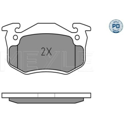  stabdžių trinkelių rinkinys, diskinis stabdys <small>MEYLE-PD: Advanced performance and design.</small>