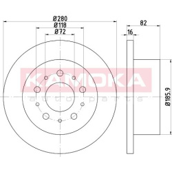  stabdžių diskas (1vnt)